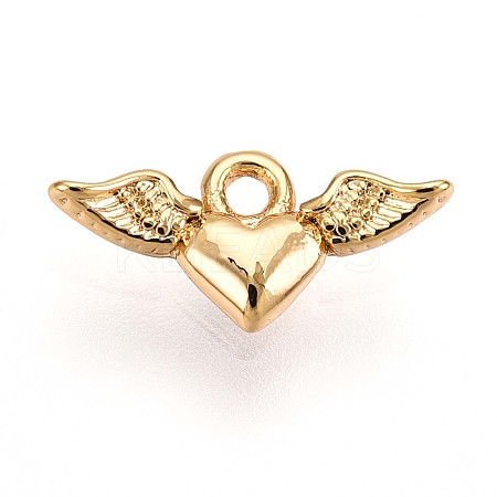 Brass Pendants KK-T075-17G-1