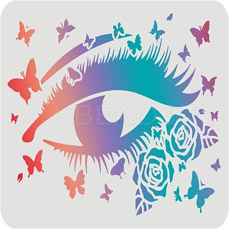 Plastic Reusable Drawing Painting Stencils Templates DIY-WH0202-267-1