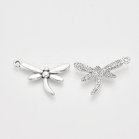 Tibetan Style Alloy Pendants TIBEP-S319-030AS-RS-1