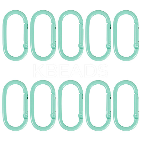 10Pcs Alloy Spring Gate Rings FIND-TA0009-25M-1