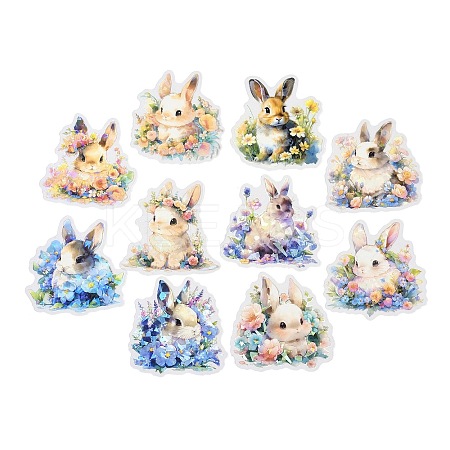 Animal Waterproof PET Stickers Set DIY-G118-03D-1