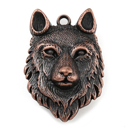 Tibetan Style Alloy Pendants X-FIND-C052-12R-1