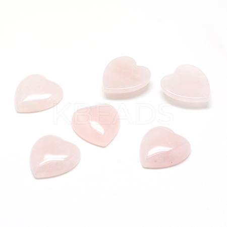 Natural Rose Quartz Gemstone Cabochons G-T029-18X15mm-03-1
