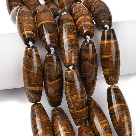 Natura Tiger Iron Beads Strands G-L654-G14-01-1