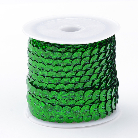 Eco-Friendly Plastic Paillette Beads PVC-Q092-6mm-P50104-1