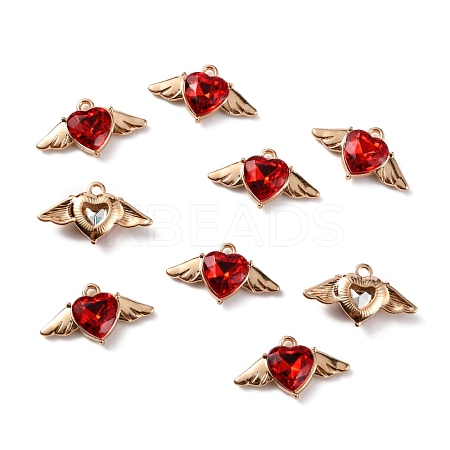 Zinc Alloy Rhinestone Pendants ALRI-TAC0003-24I-1
