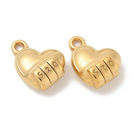 Ion Plating(IP) 304 Stainless Steel Pendants STAS-Q334-06G-1