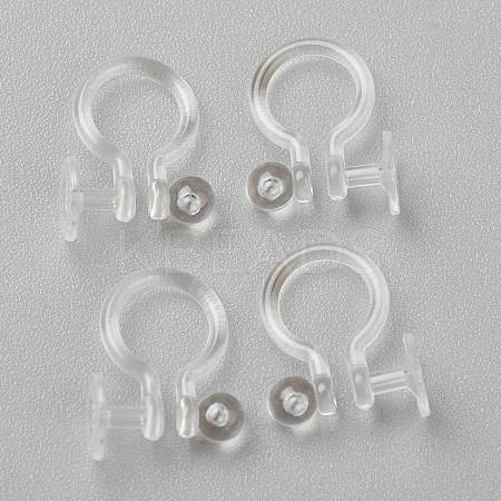 Plastic Clip-on Earring Findings X-KY-P001-07-1
