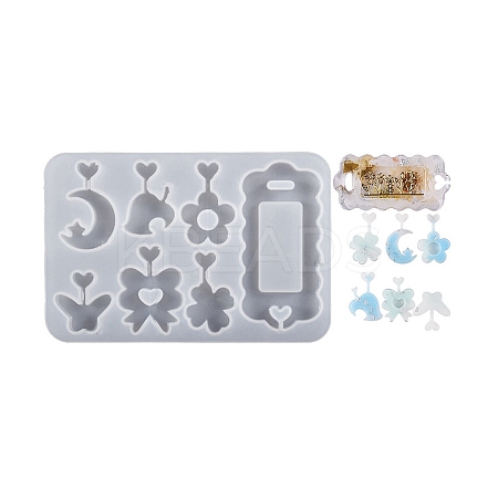 DIY Connector Charm Silicone Molds LS-DIY-G079-08B-1