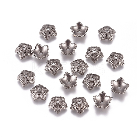 Tibetan Style Bead Caps X-TIBEB-A24621-B-LF-1