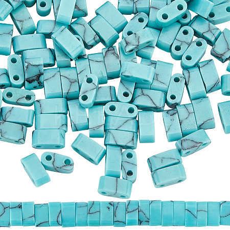 1 Strand Synthetic Turquoise Beads Strands G-SC0003-35B-1