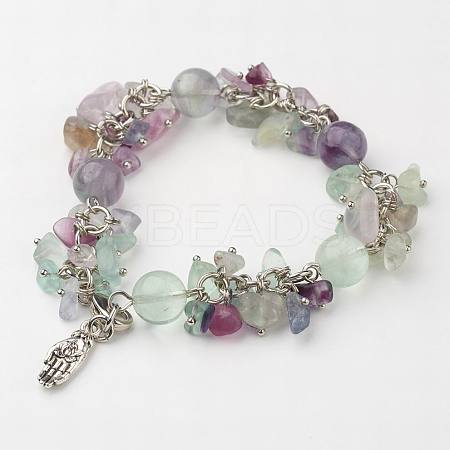 Gemstone Bracelets BJEW-JB02642-1