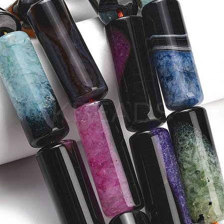 Natural Agate Beads Strands GG-L001-A01-01E-1