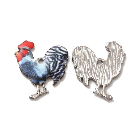 Alloy Enamel Pandants ENAM-K067-54P-06-1