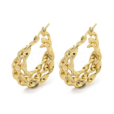 304 Stainless Steel Earrings for Women EJEW-E305-17G-01-1