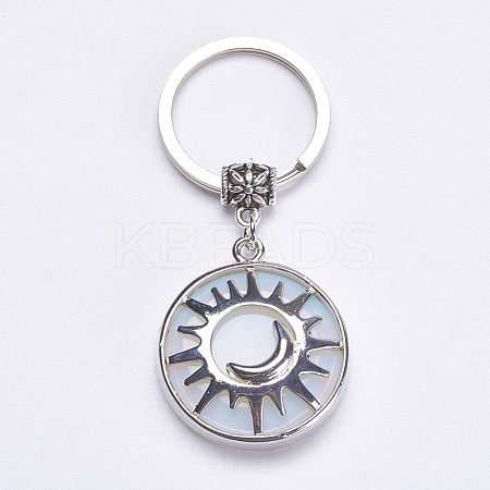Opalite Keychain KEYC-G043-B03-1