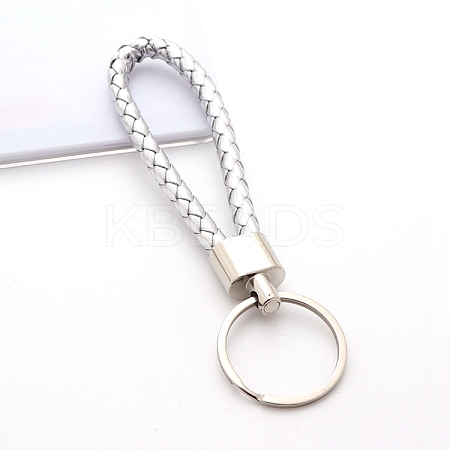 Handwoven Imitation Leather Keychain LS-PW-WG34868-04-1