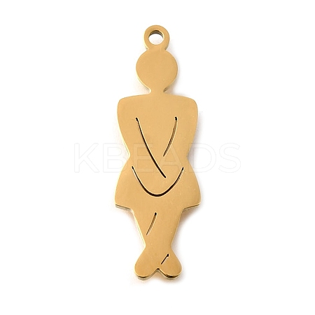 304 Stainless Steel Pendants STAS-S178-05G-A-1