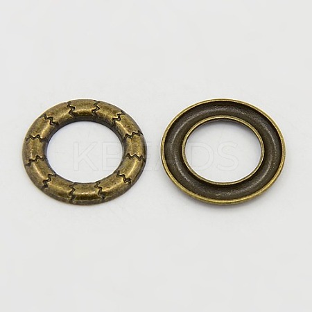 Tibetan Style Linking Rings TIBEP-EA536YKG-AB-LF-1