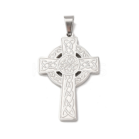 304 Stainless Steel Pendants STAS-P421-11P-1