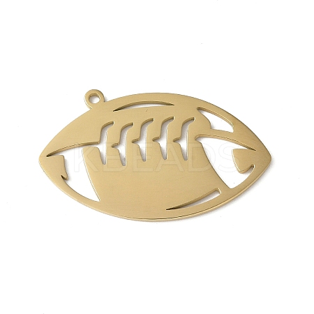 304 Stainless Steel Pendants STAS-E501-10G-1