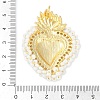 Brass Measle Pendants KK-S390-01G-04-3