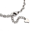 Tarnish Resistant 201 Stainless Steel Link Bracelets LS-STAS-F025-11-3