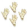 Rack Plating Alloy Pendants PALLOY-T077-129LG-RS-1