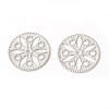Brass Filigree Joiners Links KK-F772-13P-1