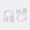 Plastic Clip-on Earring Findings KY-P007-F01-5