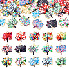 30Pcs 15 Colors Alloy Enamel Pendants ENAM-TA0009-02-1