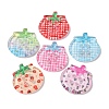 4-Hole Button Plastic Cabochons BUTT-V001-01-1