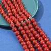 Handmade Fancy Antique Glazed Porcelain Ceramic Round Beads Strands PORC-L019-13mm-08-5