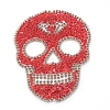Skull Rhinestone Patches DIY-WH0199-35F-2