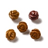 Natural Mookaite Carved Flower Scattered Beads G-O156-B-29-1