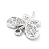 Alloy Rhinestone Pendants FIND-U026-25C-P-2