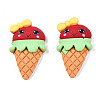 Opaque Resin Cabochons CRES-S308-015-2