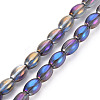 Electroplate Glass Beads Strands EGLA-T020-11-2