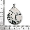 Natural Tree Agate Pendants G-F820-14P-07-3