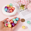 52Pcs 11 Styles Acrylic Round Beads Set OACR-SC0001-69-3