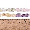 Natural Rose Quartz & Amethyst & Citrine(Heated) & Prehnite Beads Strands G-N371-01A-01-6