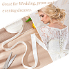 Cloth Cord for Women's Wedding Dress Zipper Replacement SRIB-WH0007-08C-6