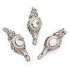 Natural Howlite Pendants G-F776-01P-15-1