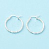 925 Sterling Silver Hoop Earrings STER-P047-13C-S-2