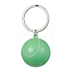 ABS Plastic Sports Ball Theme Pendants Keychains KEYC-JKC00659-3