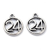 Tibetan Style Alloy Pendant TIBE-H142-21AS-02-1