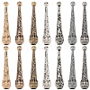 14Pcs 7 Colors Alloy Cord Ends FIND-GF0007-29-1