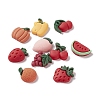 Opaque Resin Decoden Cabochons X-RESI-G031-16-1
