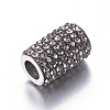 304 Stainless Steel Rhinestone Magnetic Clasps X-RB-K005-12-2