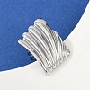 304 Stainless Steel Cuff Rings LS-RJEW-D306-10P-1